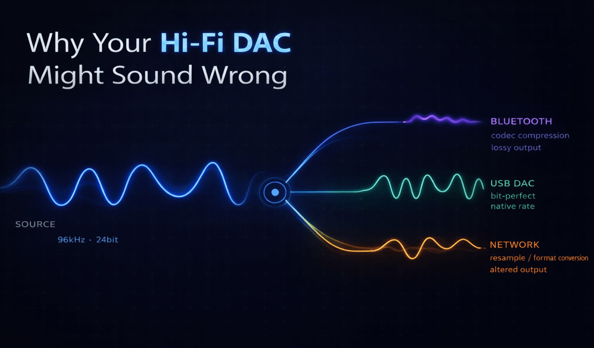 Pourquoi votre DAC Hi‑Fi sonne peut‑être faux